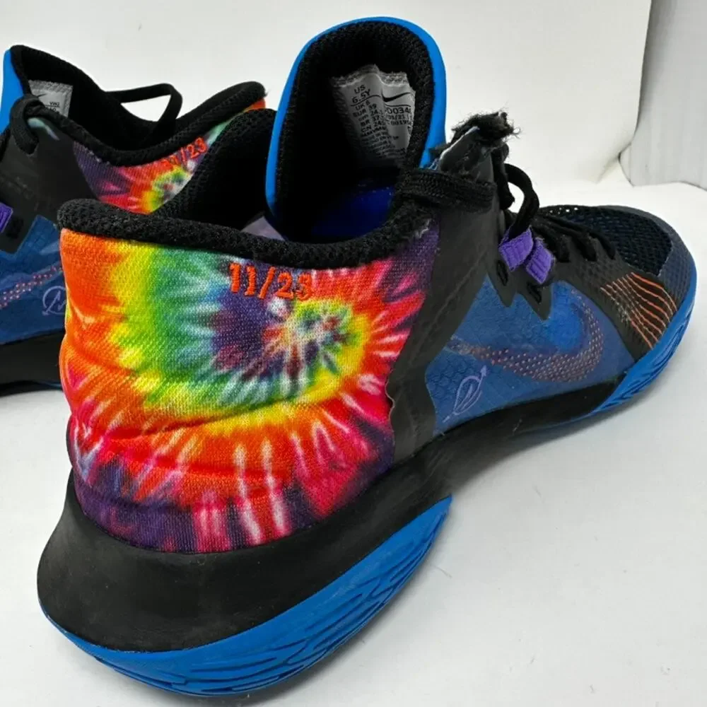 Nike Kyrie Flytrap 5 Boys Youth Size 6.5 Tie Dye Shoes Sneakers DD030-410